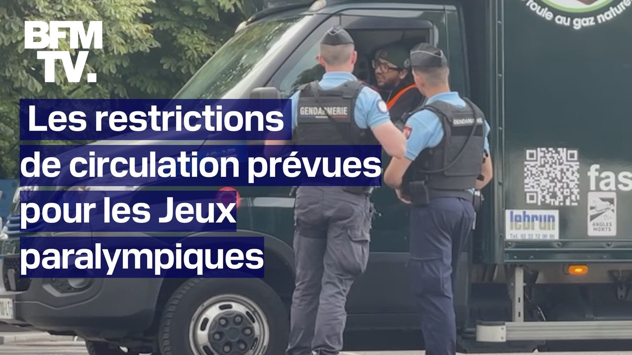 Périmètres de sécurité, stations fermées, voies réservées… les restrictions de circulation prévues pour les Jeux paralympiques