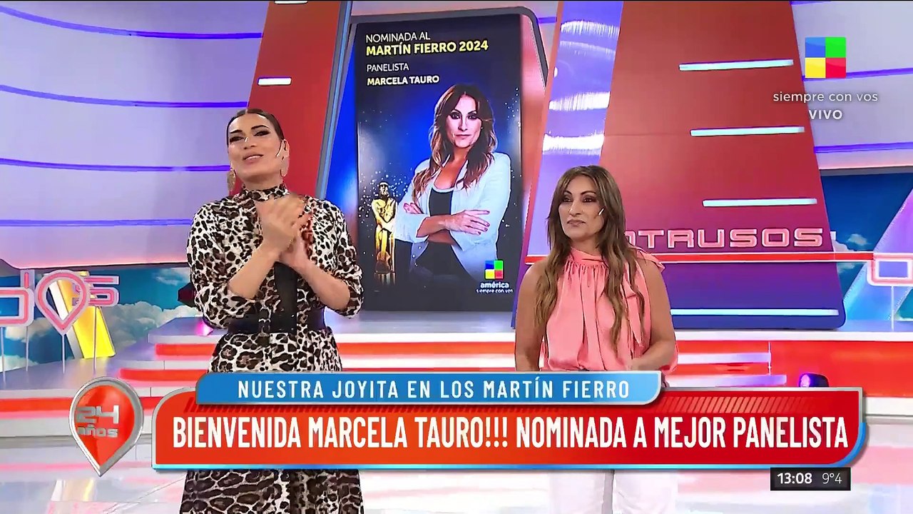  ¡Felicitaciones!: Marcela Tauro nominada a los Martín Fierro como mejor panelista