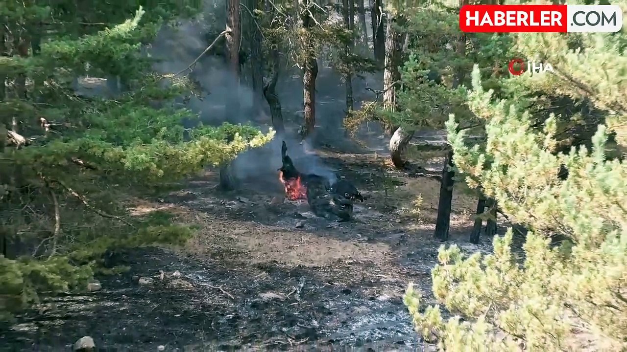 Beypazarı'nda makilik yangını ormana sıçramadan söndürüldü