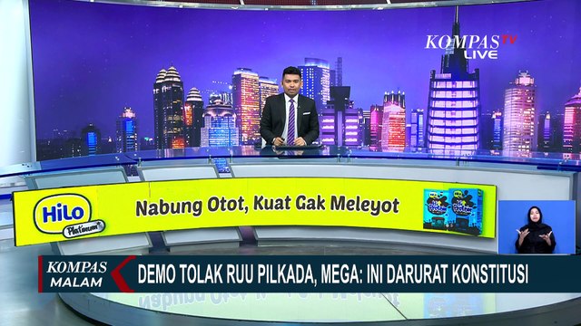 Demo Tolak Revisi UU Pilkada di DPR, Megawati: ini Darurat Konstitusi