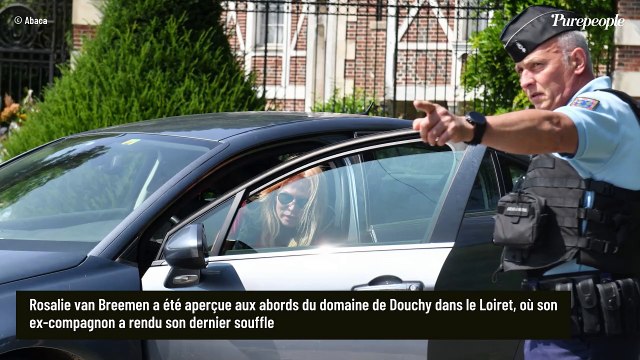 Rosalie ven Breemen : L'ex-compagne d'Alain Delon remarquée à Douchy, Loubo, le chien de la star, dans sa voiture