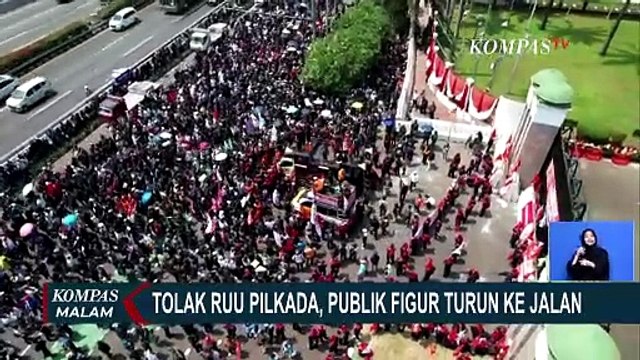 Kawal Putusan MK, Publik Figur Demo Depan DPR