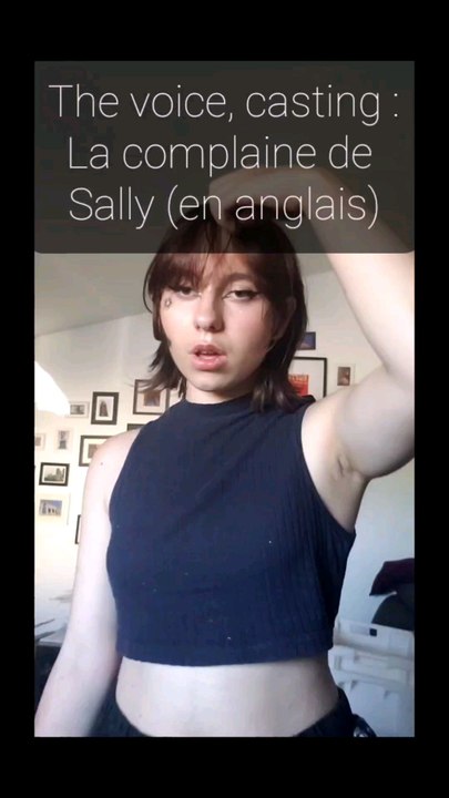 Voici ma vidéo de casting pour the voice : Sally's song (la complaine de Sally), venant du film d'animation L'étrange Noël de monsieur Jack, j'ai tenté de mon mieux, en espérant pouvoir être prise et réaliser mon rêve ! 