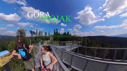 Platforma Widokowa na Trojaku Lądek-Zdrój #timelapse #sudety #trojan