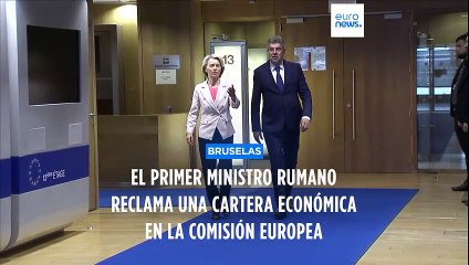 El primer ministro rumano reclama "una cartera económica" en la Comisión Europea