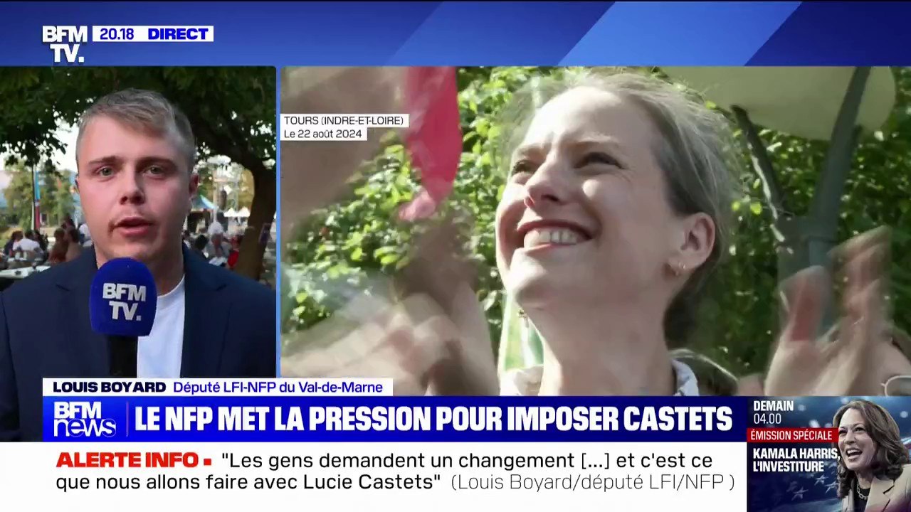 Louis Boyard: "Ce sera Lucie Castets ou ce sera la destitution du président de la République"
