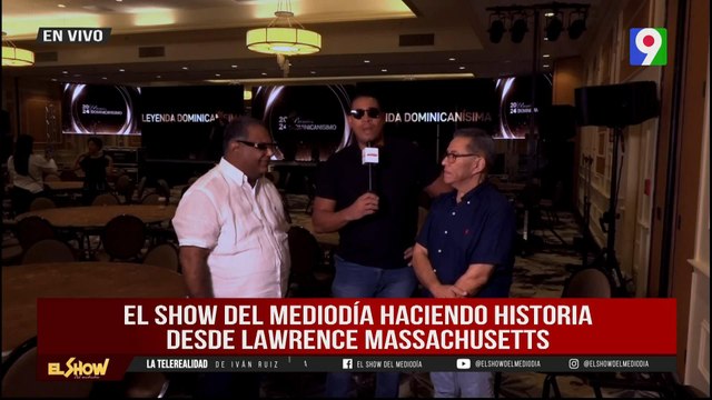 Julio Clemente muestra los ensayos de Premios Dominicanisimo | El Show del Mediodía