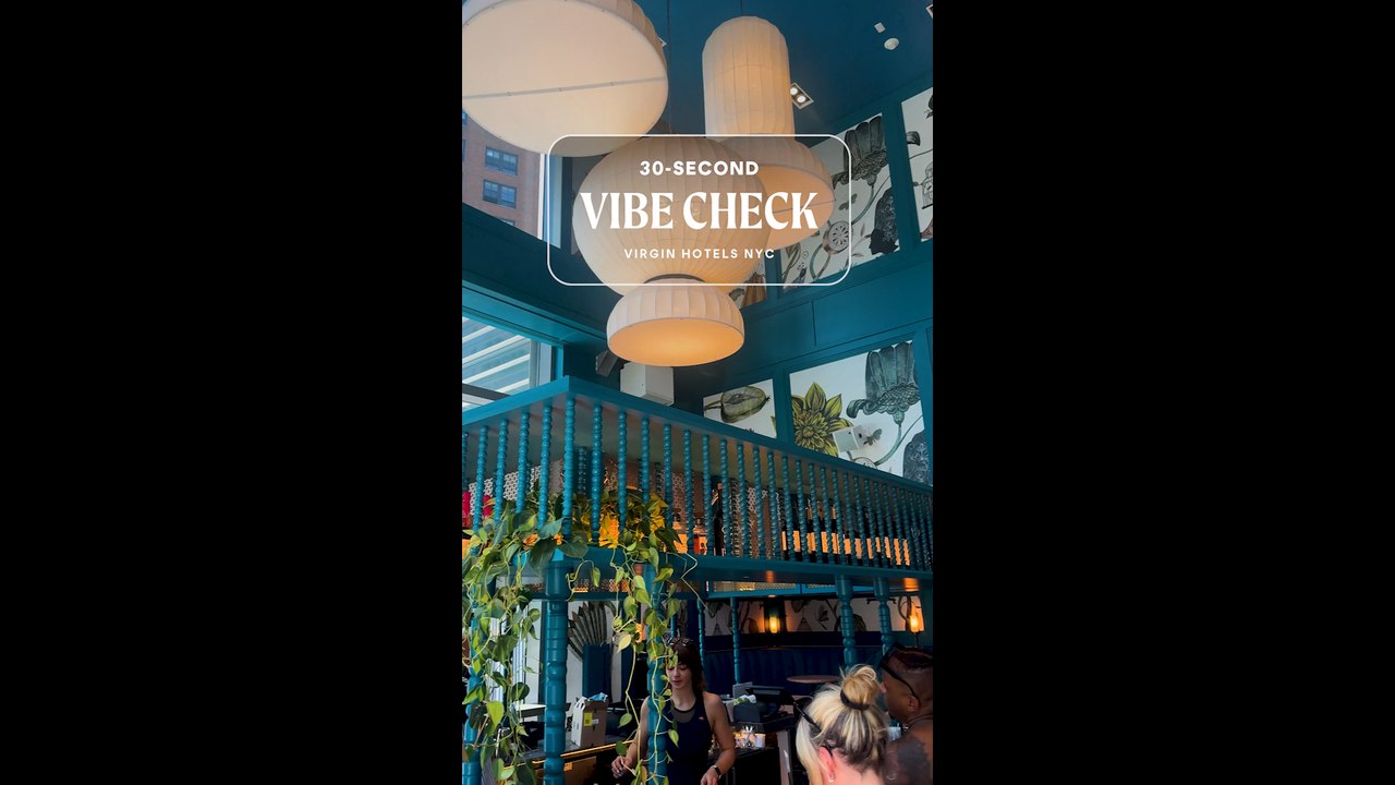 Virgin Hotels NYC | 30-Second Vibe Check | Cosmo Clips