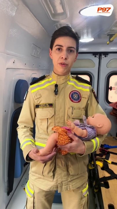 Bombeiros de São Mateus do Sul salvam recém-nascido engasgado com Manobra de Heimlich
