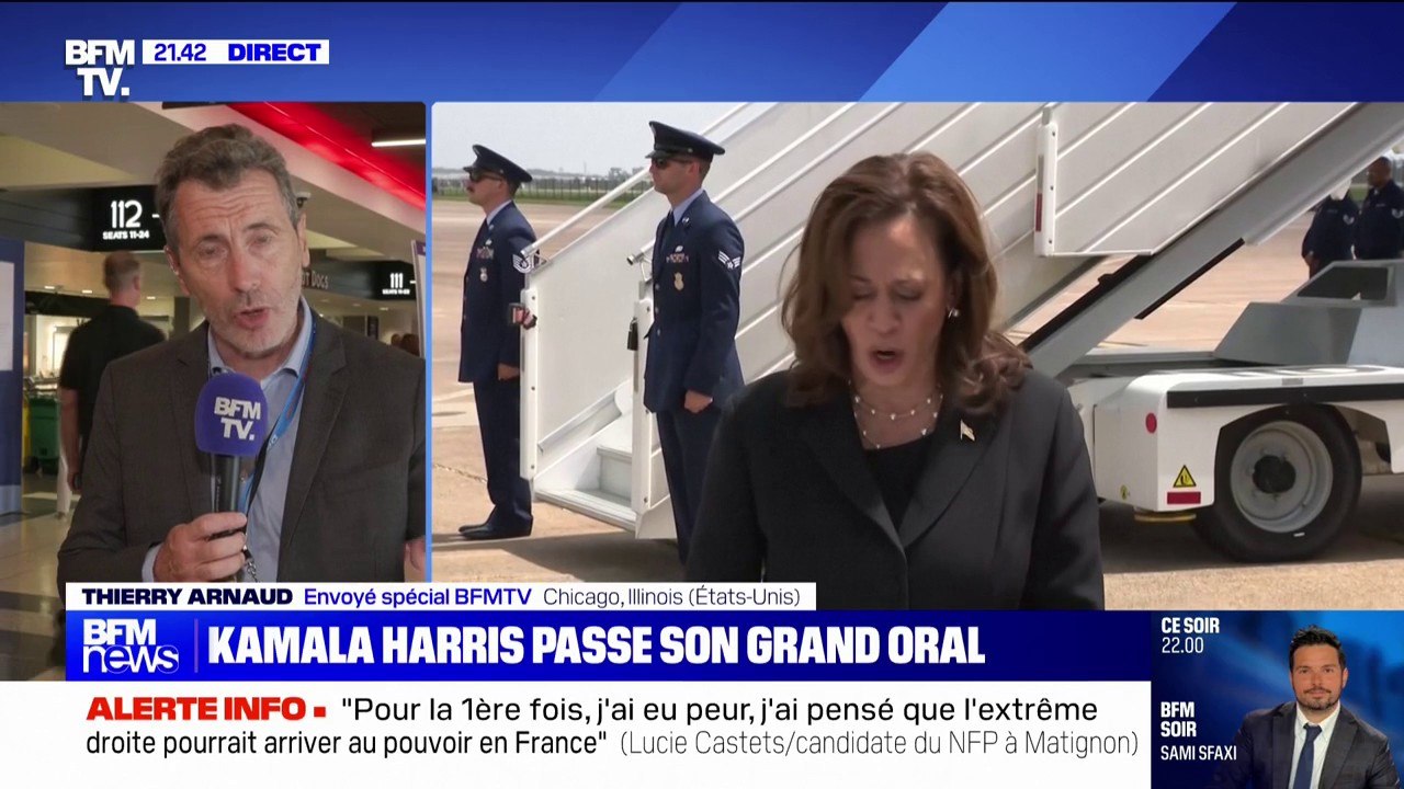 Convention démocrate: le discours de Kamala Harris au United Center de Chicago très attendu