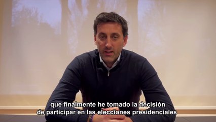 Diego Milito anunció que se postulará a la presidencia de Racing