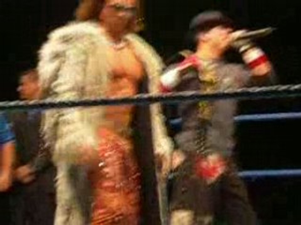 John Morrinson & The Miz hablando en Valencia