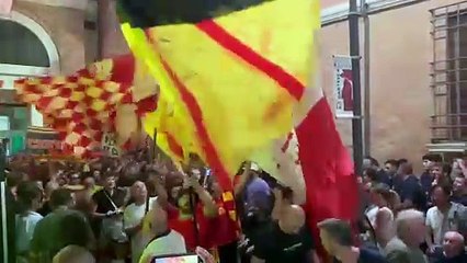 Ravenna calcio, la presentazione della squadra in Piazza del Popolo