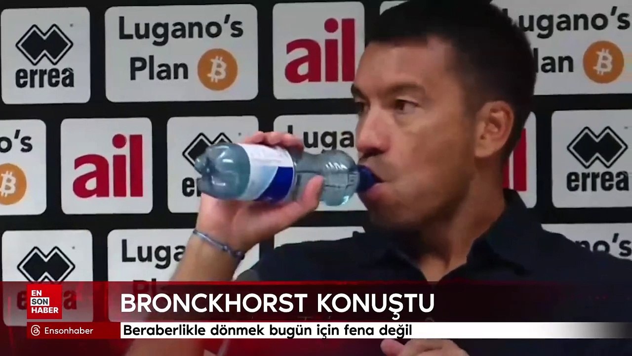 Bronckhorst: Beraberlikle dönmek bugün için fen...