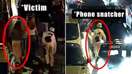 Prolific phone snatcher tackled by plain-clothed police in London