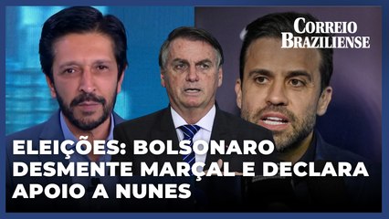 Bolsonaro desmente Marçal e reafirma apoio a Nunes