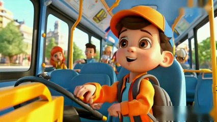 wheels on the bus | @cartoonforkids nursery rhymes & kids song