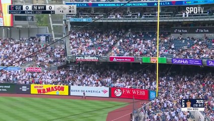 [MLB] 하이라이트 스포츠중계 씨유티비 클리블랜드 vs 뉴욕 양키스 2024.08.23 (금) 0205