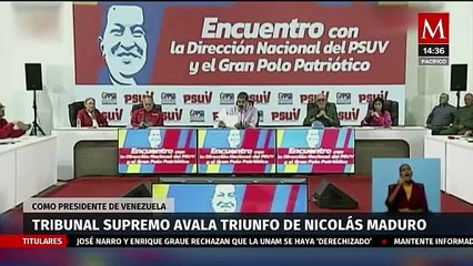 El Tribunal Supremo de Justicia de Venezuela confirma la victoria de Nicolás Maduro