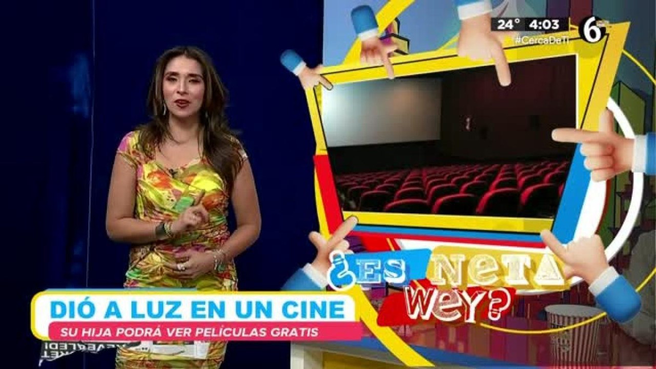 Dio a luz en un cine y estos serían sus beneficios