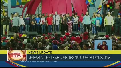 Pres. Maduro | "Why would they burn the flag?"