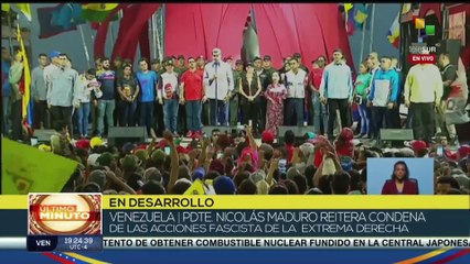 Pdte. Maduro: En Venezuela ha triunfado la paz