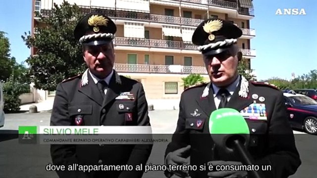 Rivalta Bormida, le indagini dei carabinieri sull'omicidio-suicidio