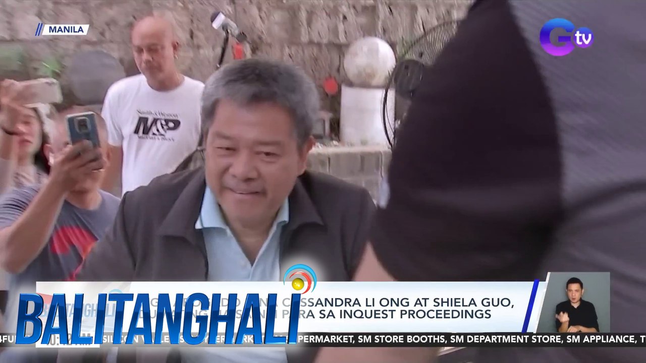 Mga abogado nina Cassandra Li Ong at Shiela Guo, dumating na sa NBI para sa inquest proceedings | Balitanghali