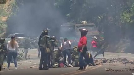Este es el parte médico del policía herido tras explosión en la Vía Panamericana durante un operativo de despeje