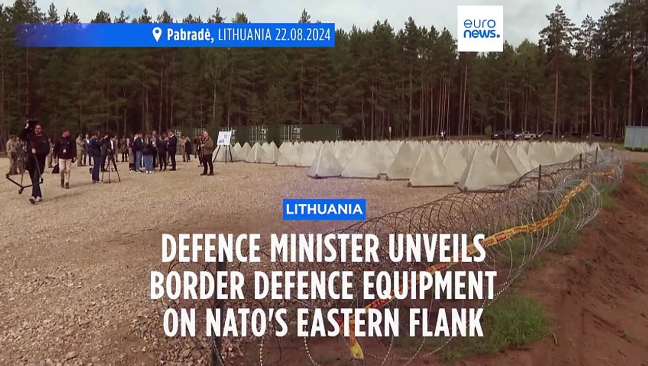 Lithuania opens first counter-mobility equipment park as part of new Baltic Defence Line