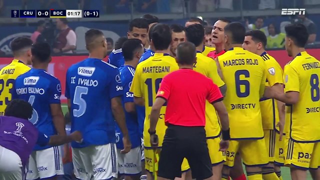 Cruzeiro 2 vs Boca Juniors 1 - Primer Tiempo - Vuelta - Octavos de Final - Copa Libertadores 2024