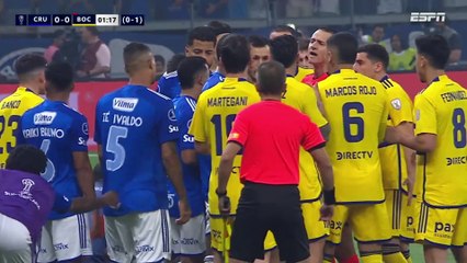 Cruzeiro 2 vs Boca Juniors 1 - Primer Tiempo - Vuelta - Octavos de Final - Copa Libertadores 2024