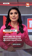 #NotivisionScz | En las últimas semanas se registraron hechos delictivos perpetrados por adolescentes.