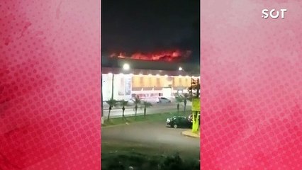 Incêndio de grandes proporções atinge indústria da Copacol em Cafelândia