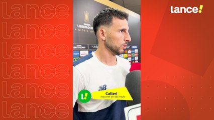 Calleri deseja boa recuperação Juan Izquierdo, do Nacional (Uruguai), passou mal durante o jogo e foi retirado do campo de ambulância.