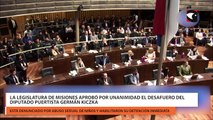 La Legislatura de Misiones aprobó por unanimidad el desafuero del diputado puertista Germán Kiczka