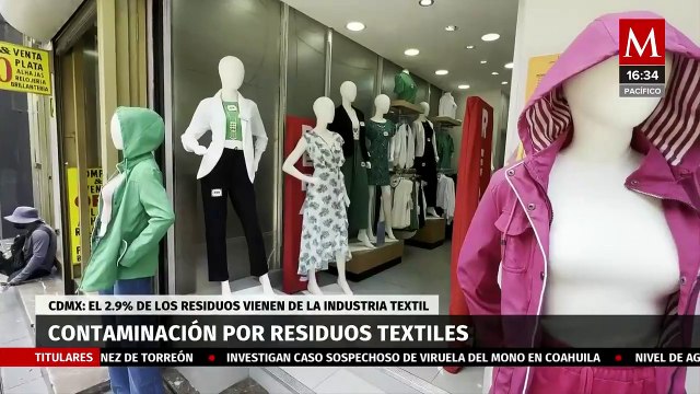 Autoridades de CdMx buscan impulsar proyecto para reducir la contaminación por la industria textil