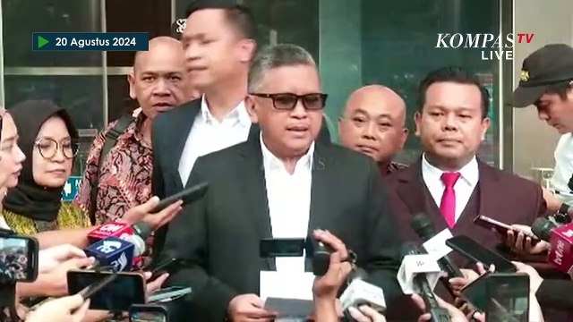 [FULL] Kata Hasto Usai Diperiksa KPK soal Kasus Korupsi DJKA Kemenhub