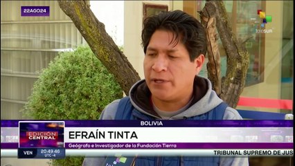 Bolivia lucha contra los incendios forestales