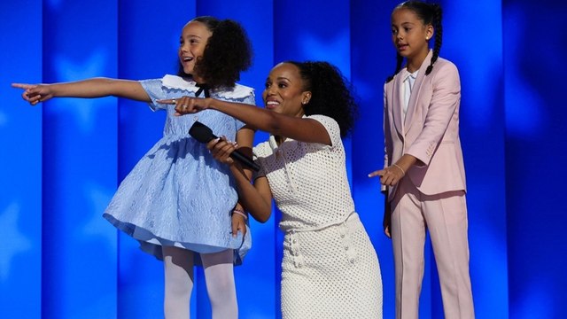 Sobrinas nietas de Kamala Harris enseñan a pronunciar su nombre