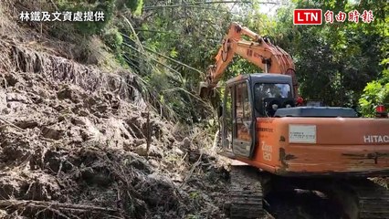 凱米116處倒竹、落石8/28修復 阿里山林鐵本線8/31恢復營運（林鐵及文資處提供）