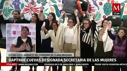 El rumbo de la Secretaría de las Mujeres con Daptnhe Cuevas‏ al mando