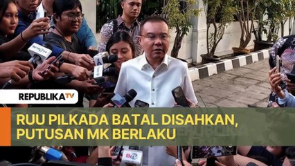 RUU Pilkada Batal Disahkan, Putusan MK Berlaku