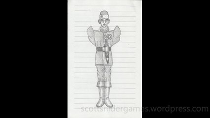 Soldier Pencil Sketch Video #347 (08-23-2024)