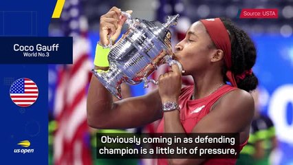 Defending US Open Champion Gauff philosophical about pressure