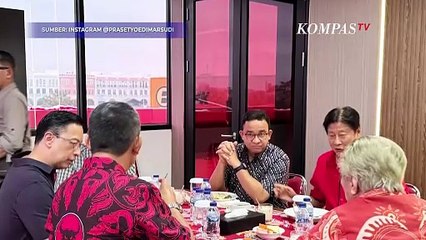 Potret Anies Disambut Prasetyo Edi hingga Berbincang dengan Kader PDI-Perjuangan