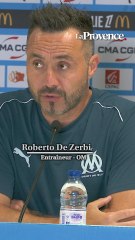OM. "Je suis très content des joueurs qui ont été recrutés" estime De Zerbi avant la venue de Reims dimanche