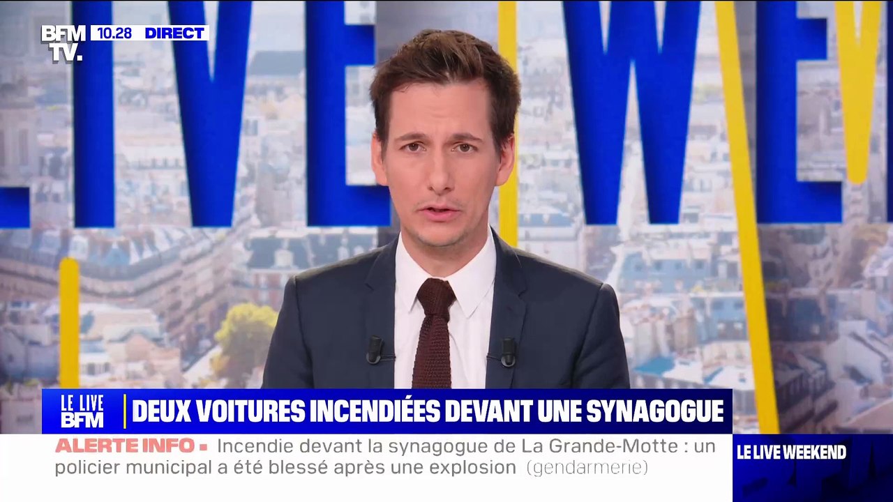 Grande-Motte : Explosion et incendie, sans doute criminels, en cours à la synagogue - Un policier municipal blessé transporté aux urgences - Une bouteille de gaz retrouvée dans une voiture