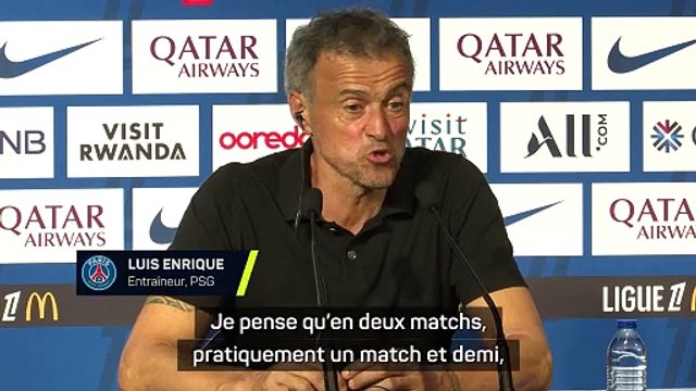 Luis Enrique très satisfait des recrues João Neves, Pacho et Désiré Doué