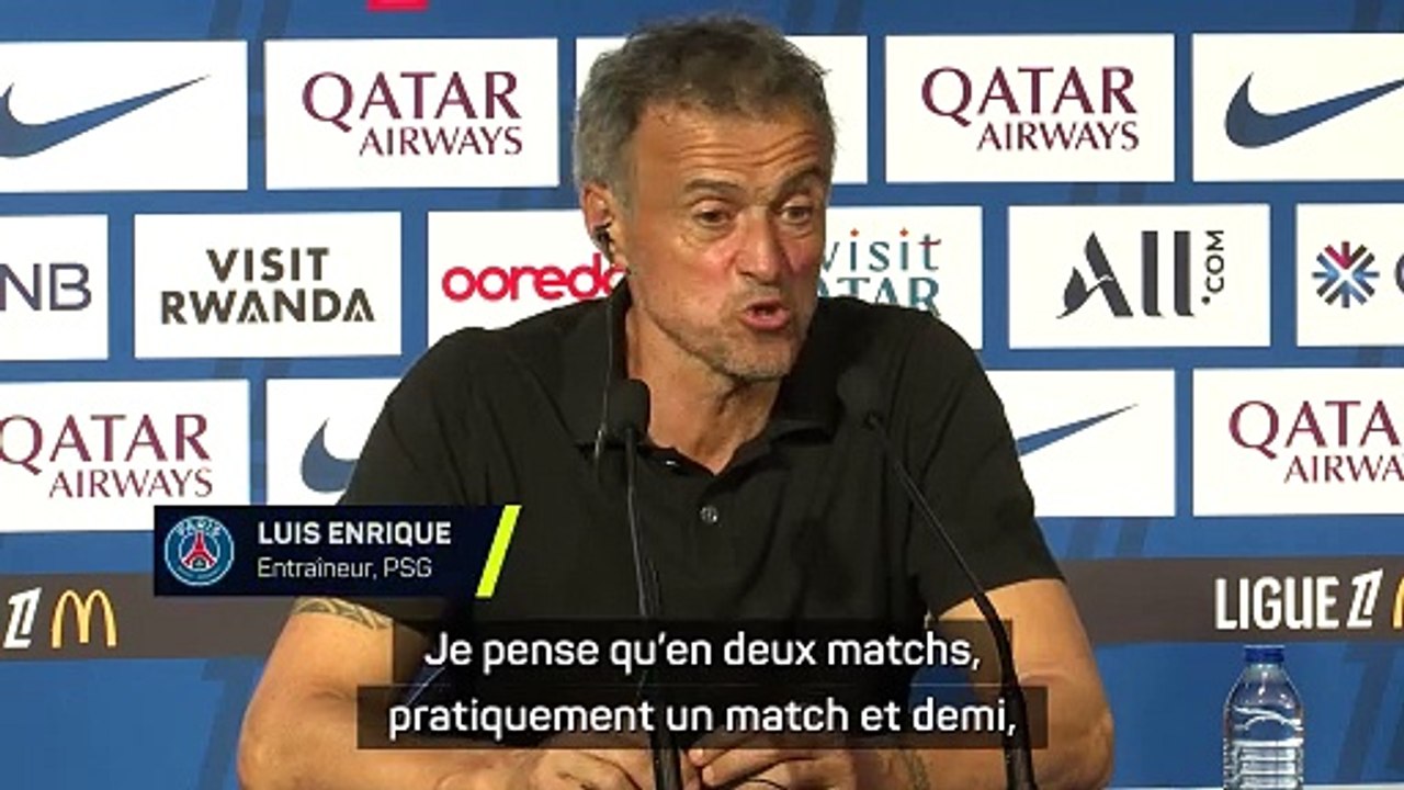 Luis Enrique très satisfait des recrues João Neves, Pacho et Désiré Doué